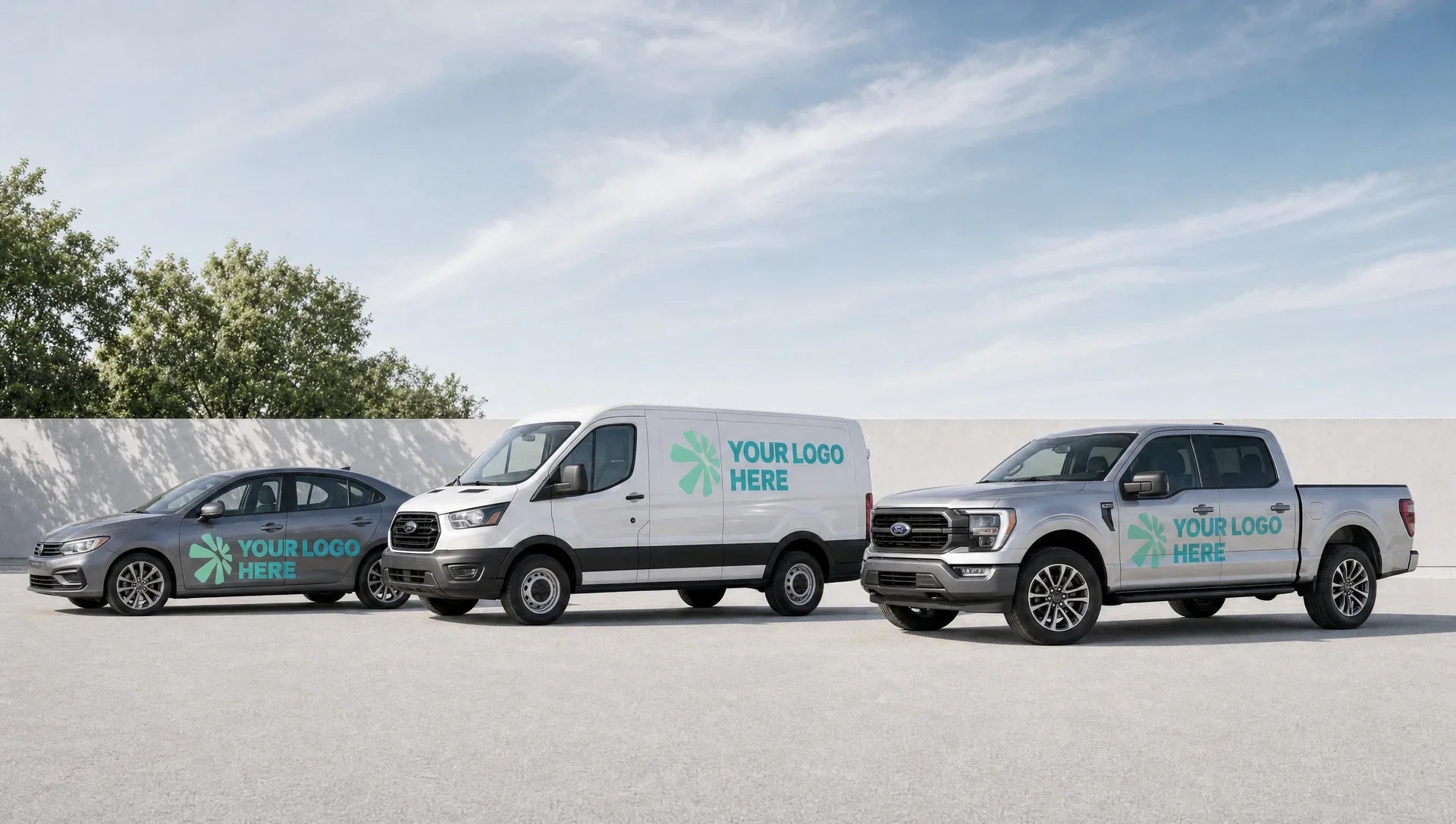 fleet-of-vehicles-branded-with-magnetic-decals
