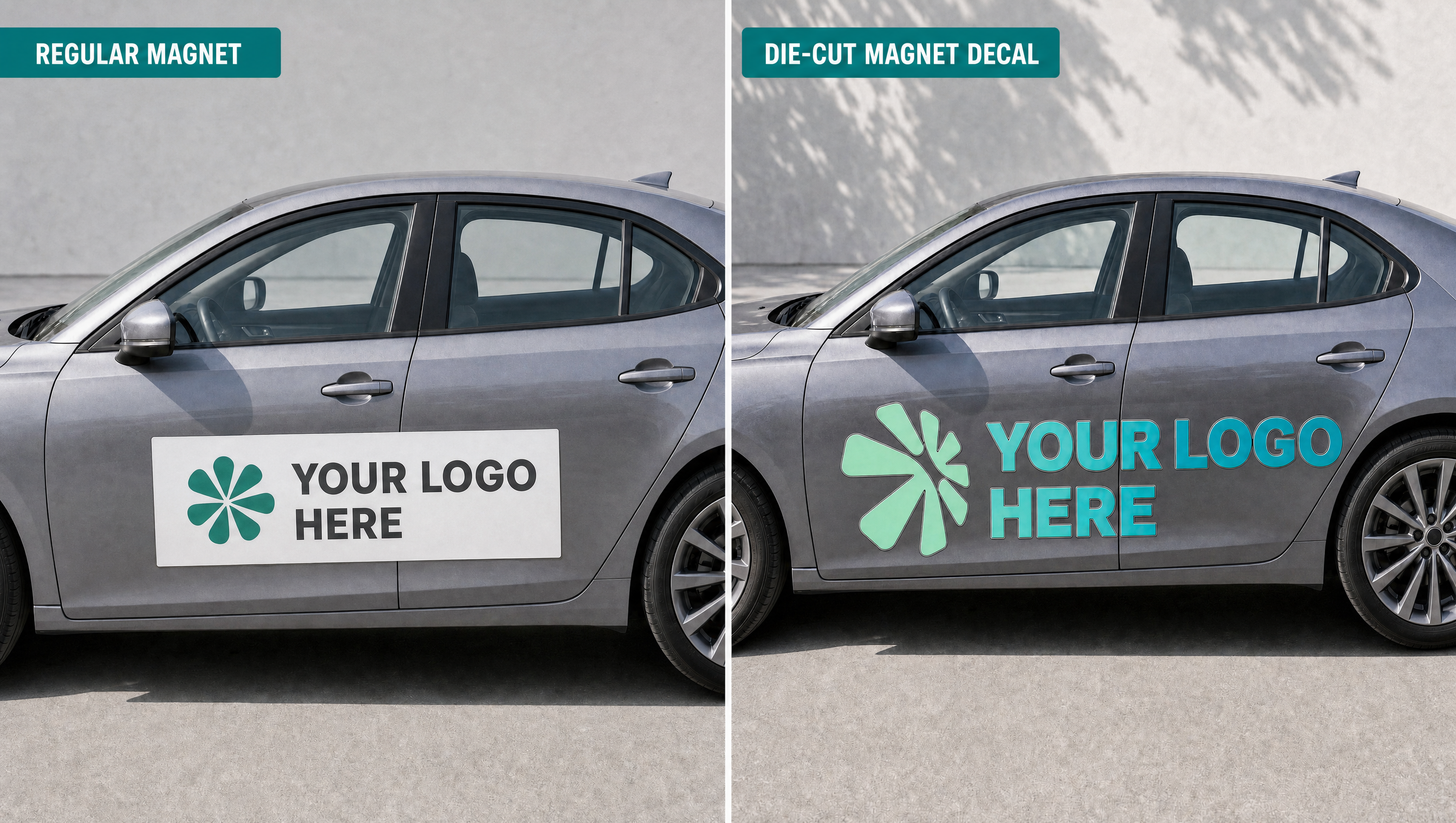 Magnet Decals vs Generic White Square Magnets: The future of car advertising